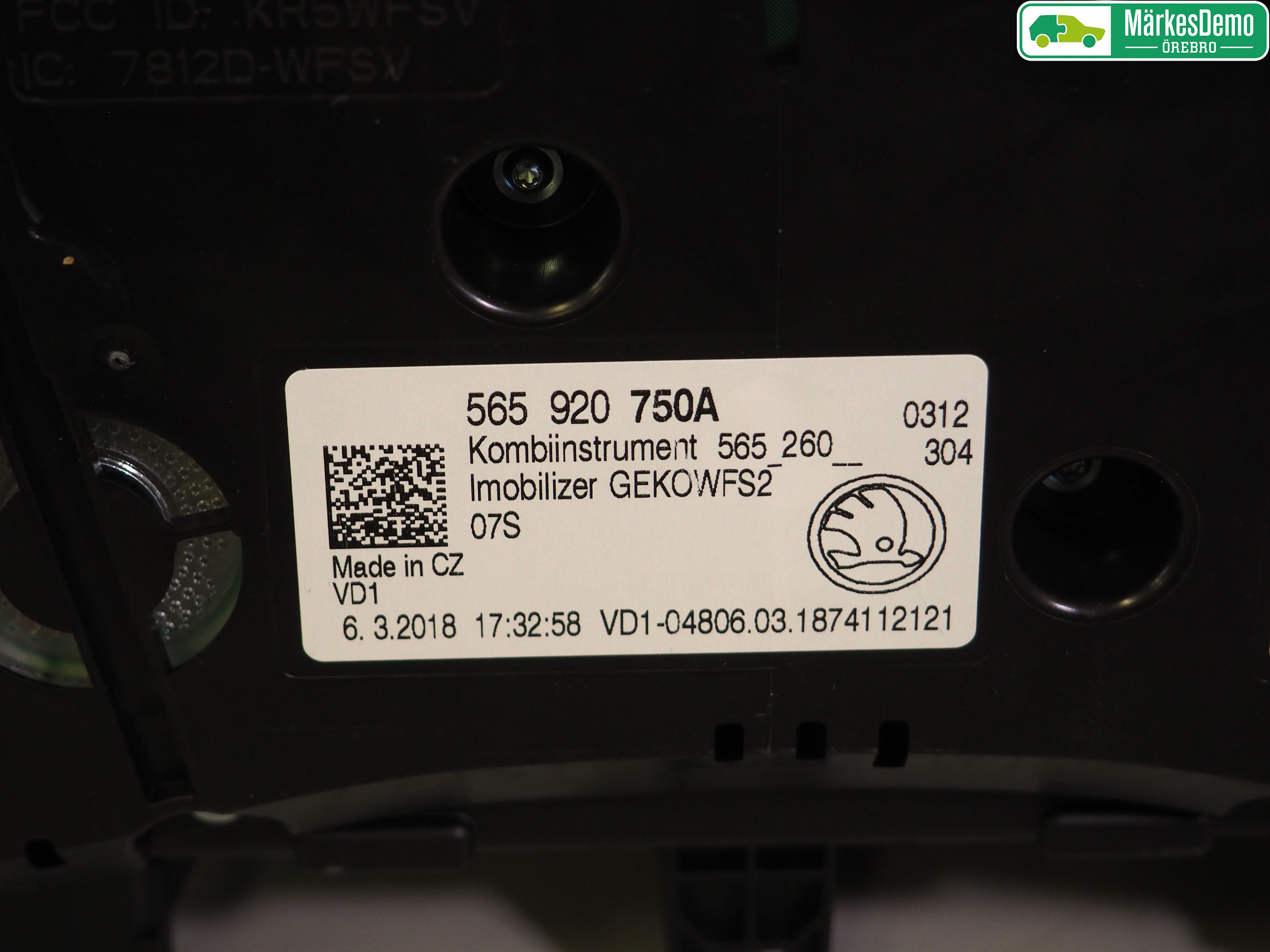 Skoda KODIAQ 17-24 Instrument Komb