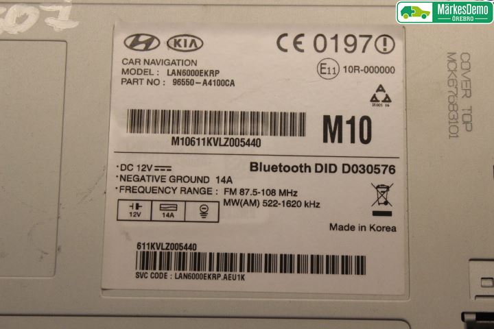 Kia CARENS III 13-19 Gps Navigator