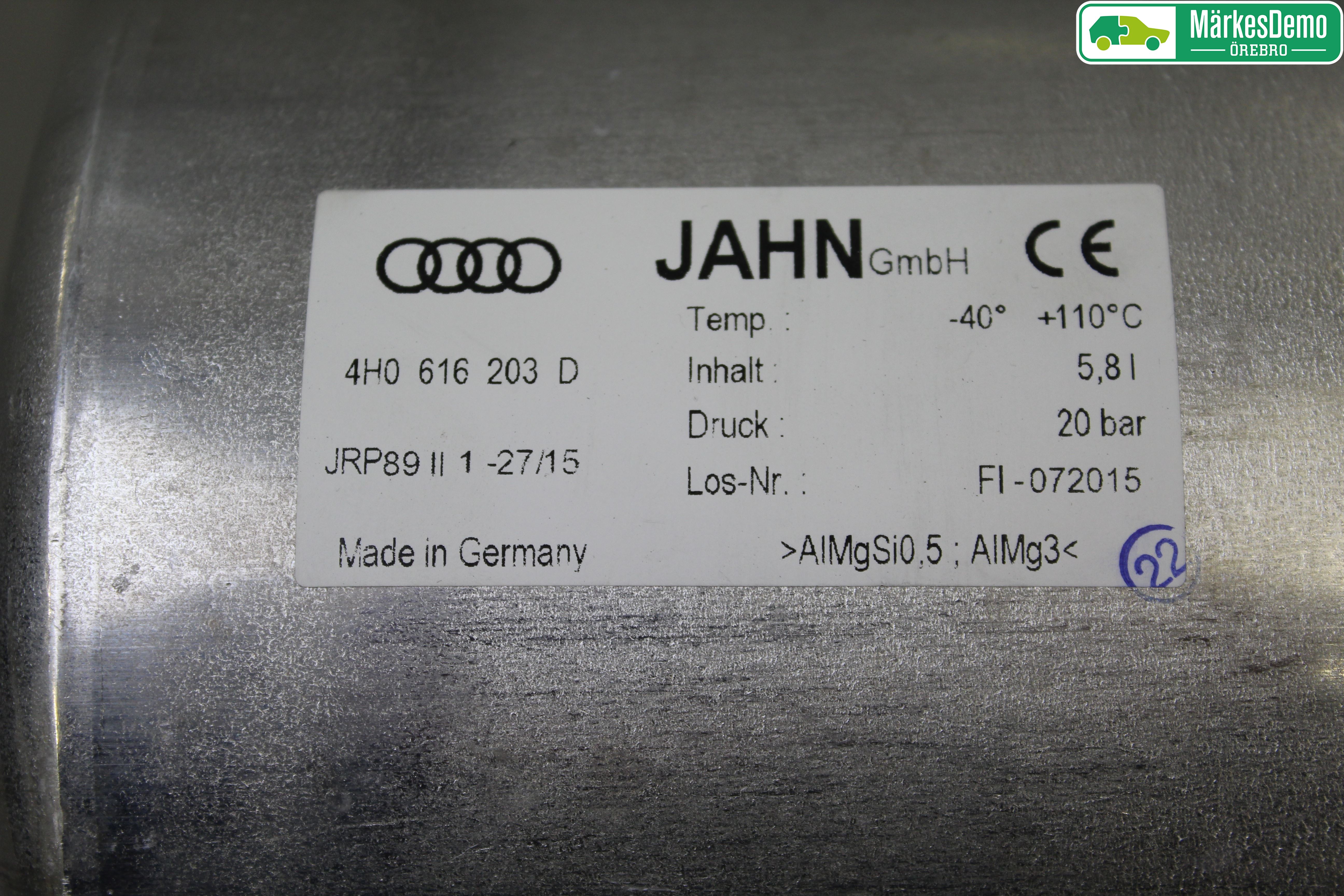 Audi A8/S8 4H 10-17 Kompressor Stöt-Fjädring