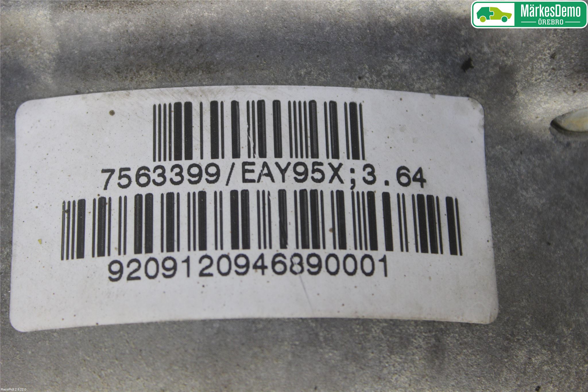 BMW X6 E71/E72   08-14 Framvagn Diffrential