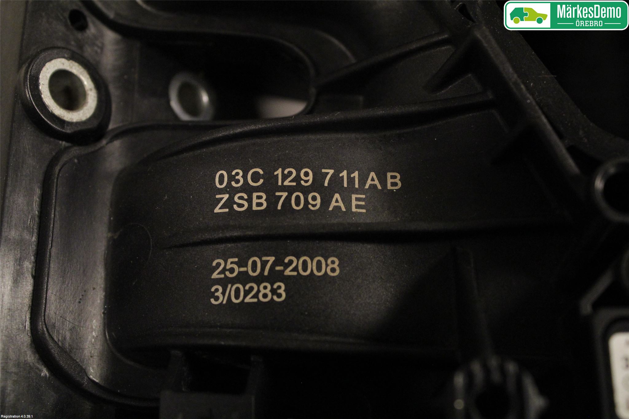 Volkswagen VW SCIROCCO 09-17 Grenrör Insug