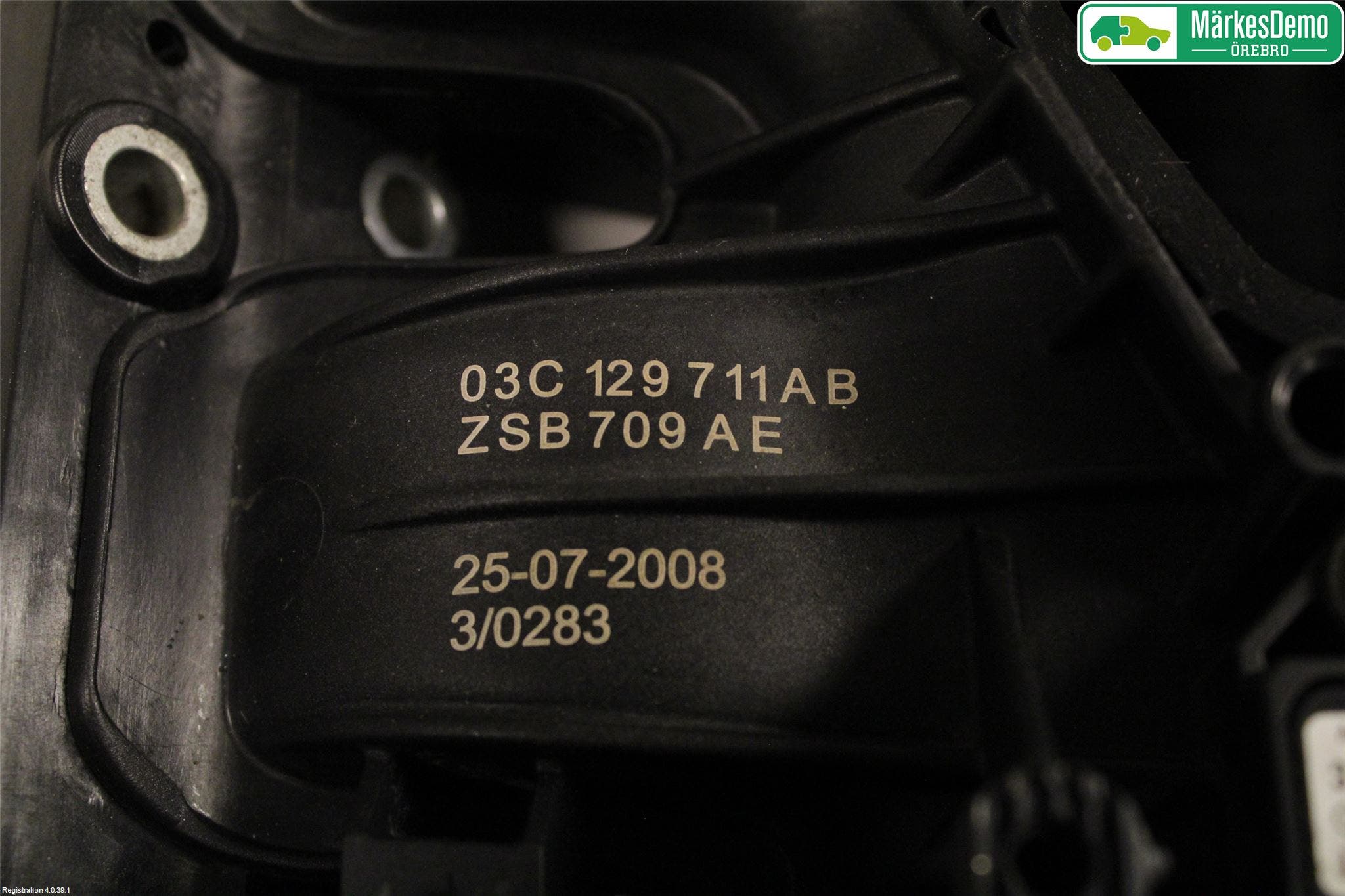 Volkswagen VW SCIROCCO 09-17 Grenrör Insug