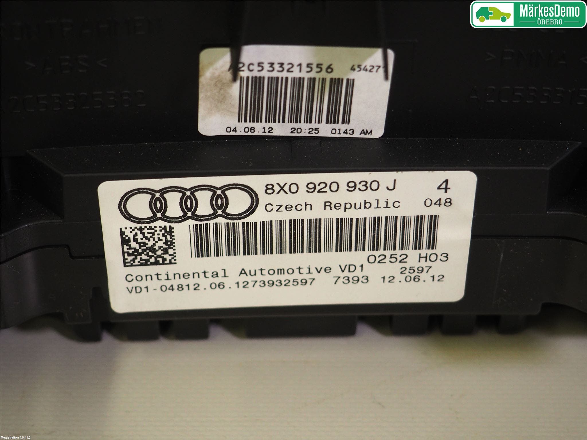 Audi A1/S1 11-18 Instrument Komb