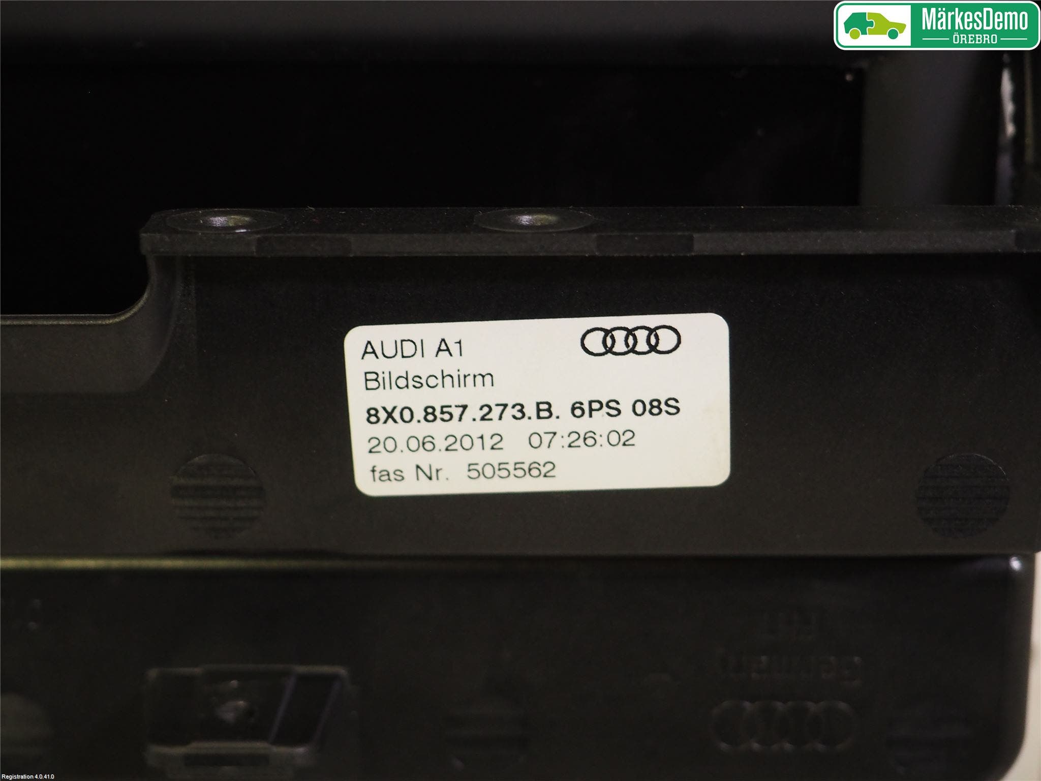 Audi A1/S1 11-18 Bildskärm