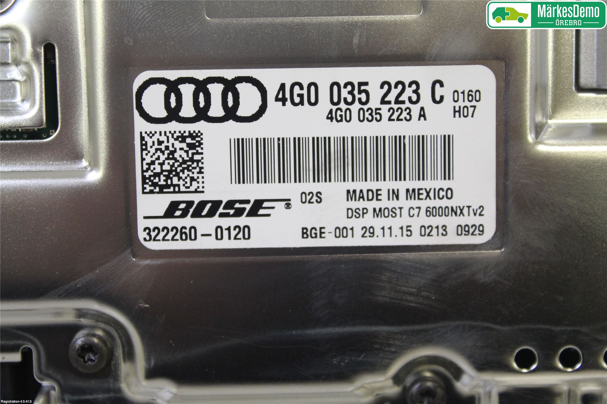 Audi A6 ALLROAD 12-18 Radio-Stereo Förstärkare