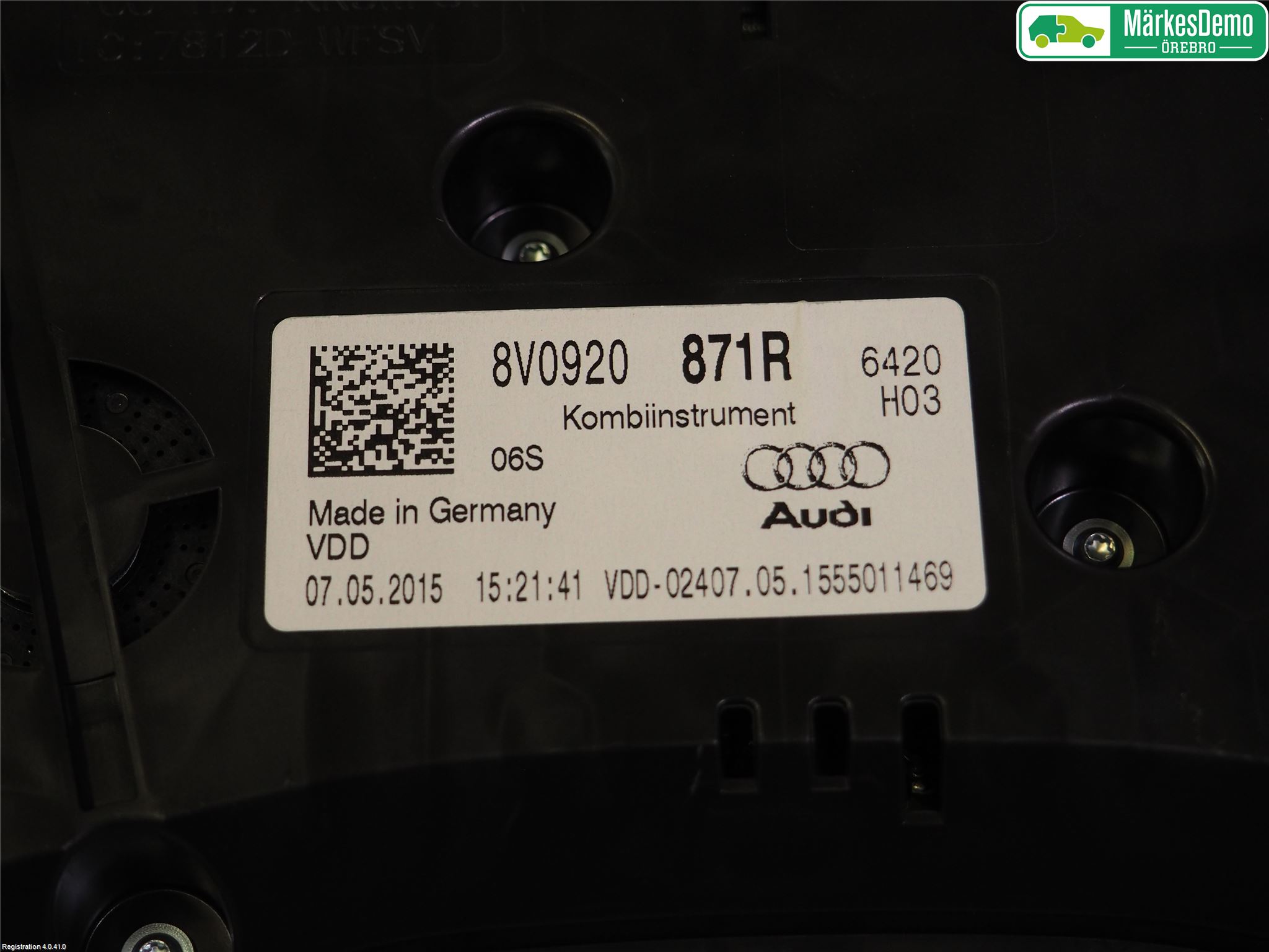 Audi A3/S3 8V 13-20 Instrument Komb
