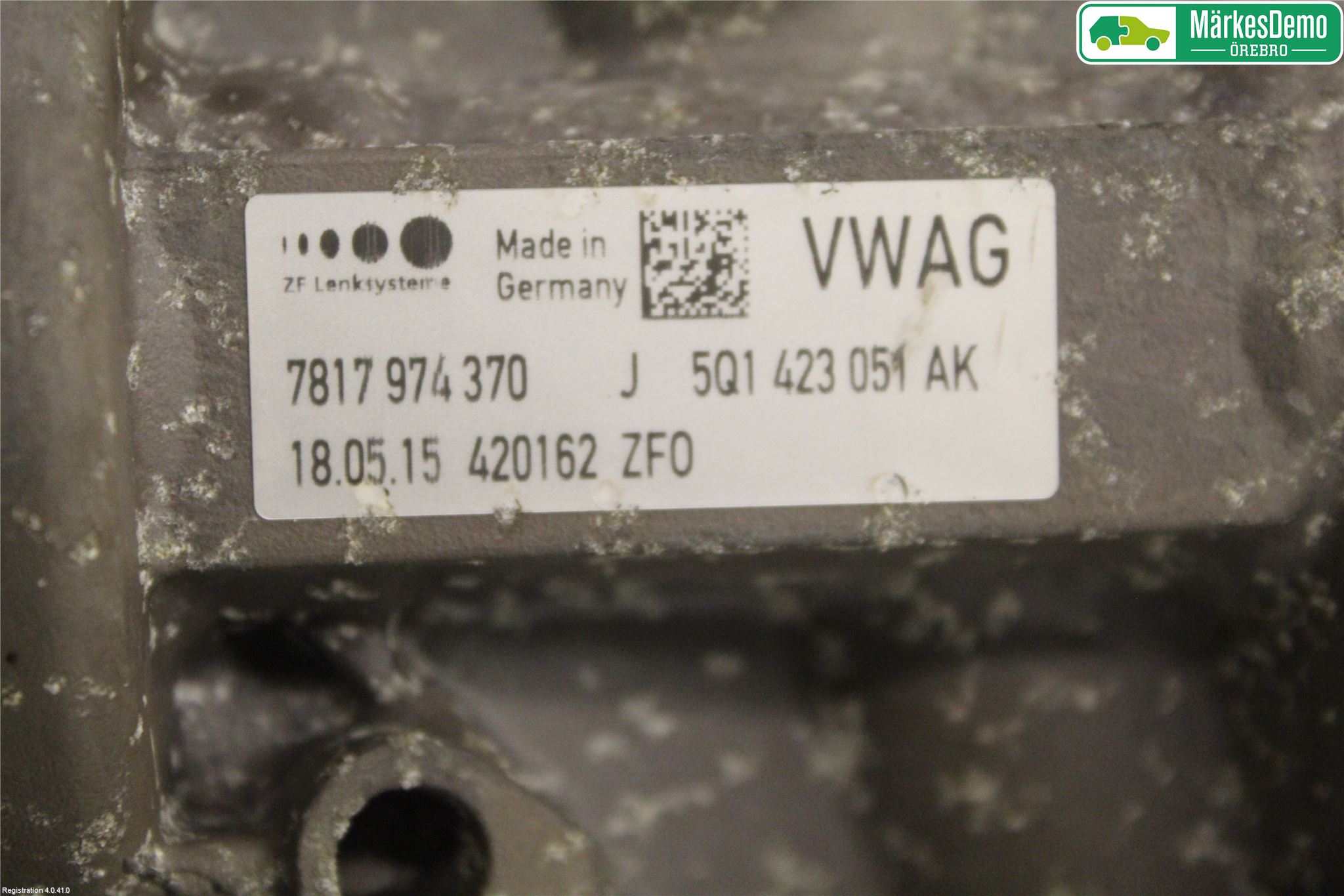 Audi A3/S3 8V 13-20 Styrväxel Servo -Snäcka