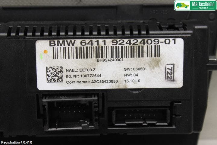 BMW 3 E90/91 SED/TOU 05-12 Ac Styrenhet Ac Manöveren