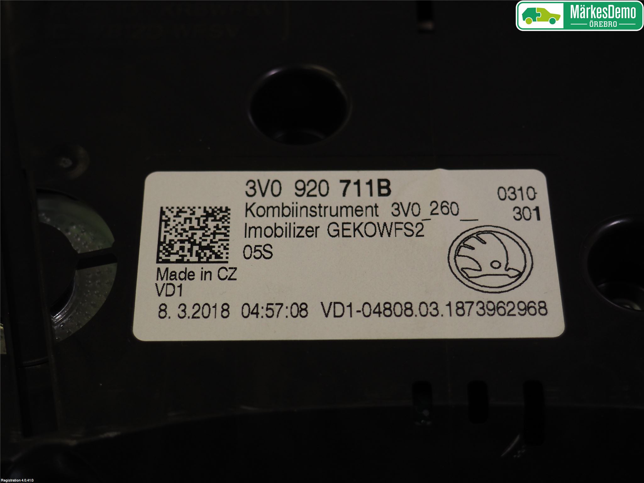 Skoda SUPERB 16-24 Instrument Komb