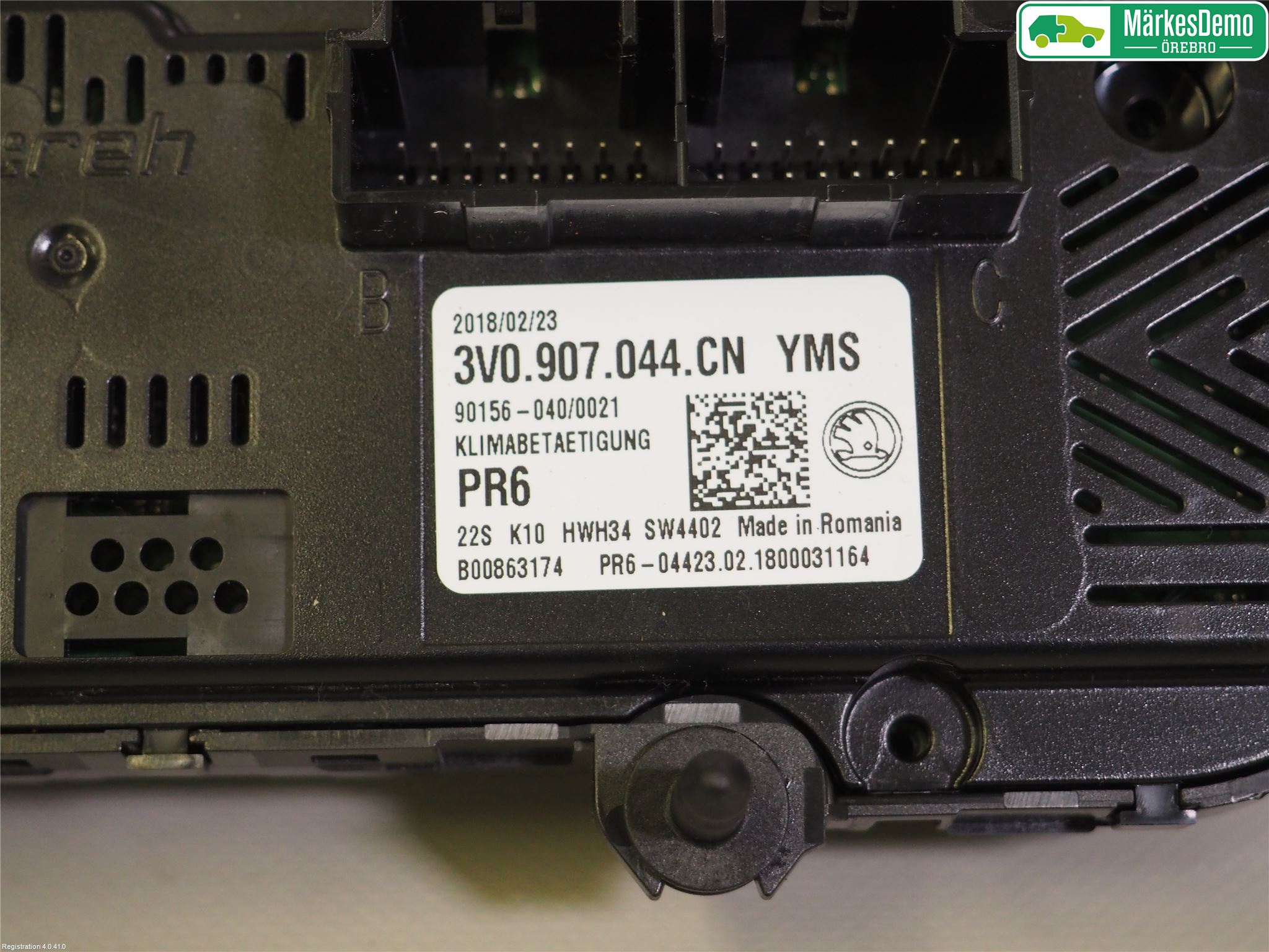 Skoda SUPERB 16-24 Ac Styrenhet Ac Manöveren