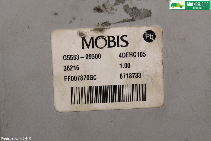 Kia NIRO (DE) 17-22 Styrenhet Styrservo