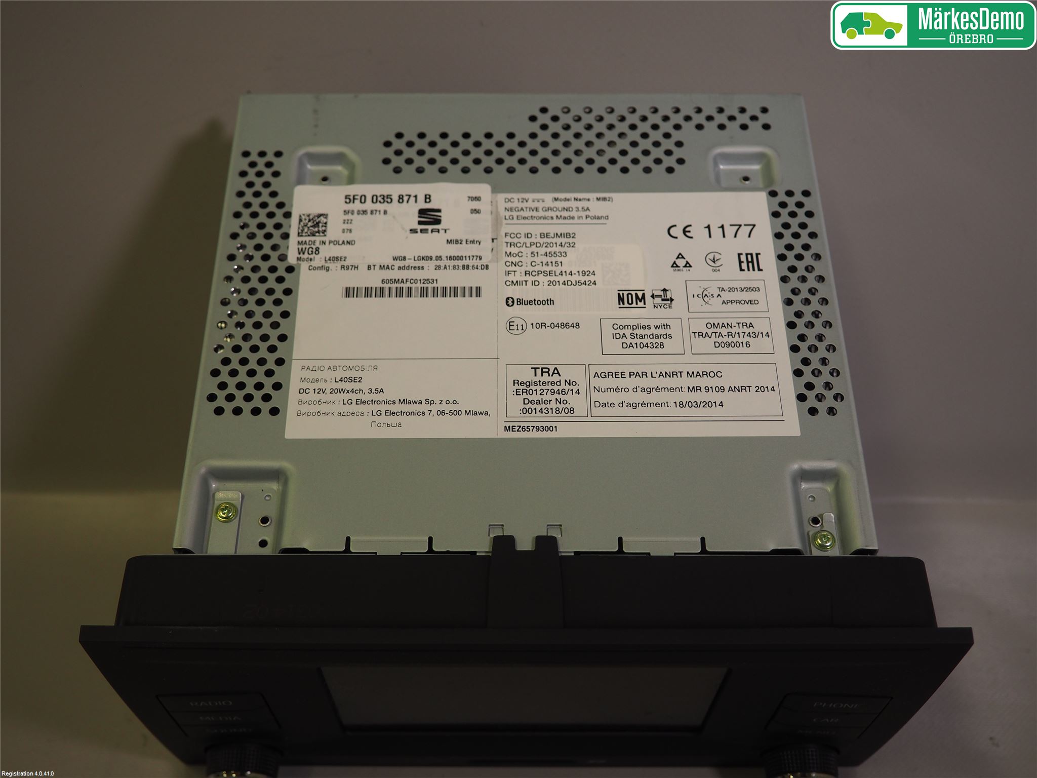 Seat LEON 13-20 Radio