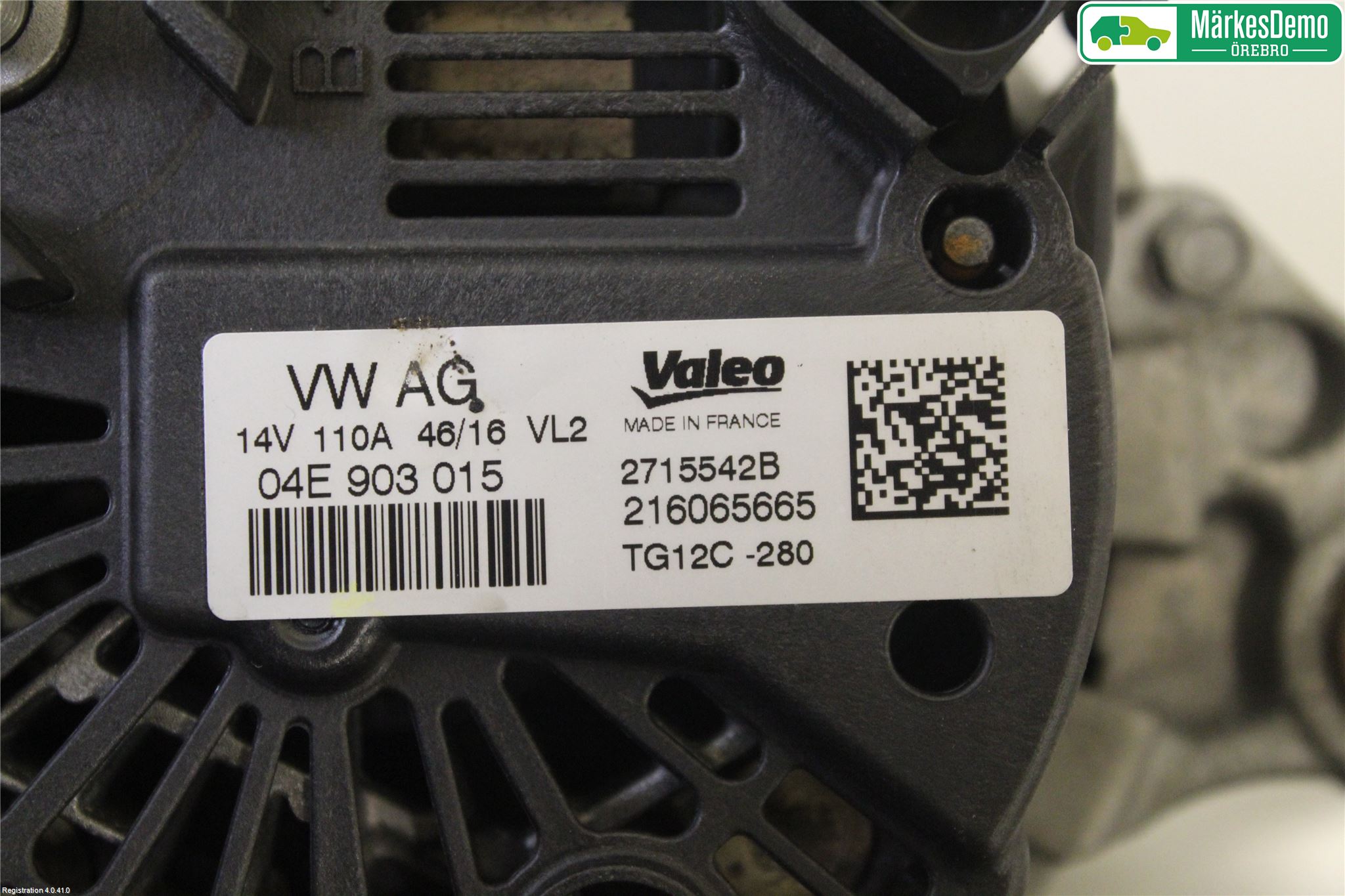 Volkswagen VW POLO 10-17 Generator