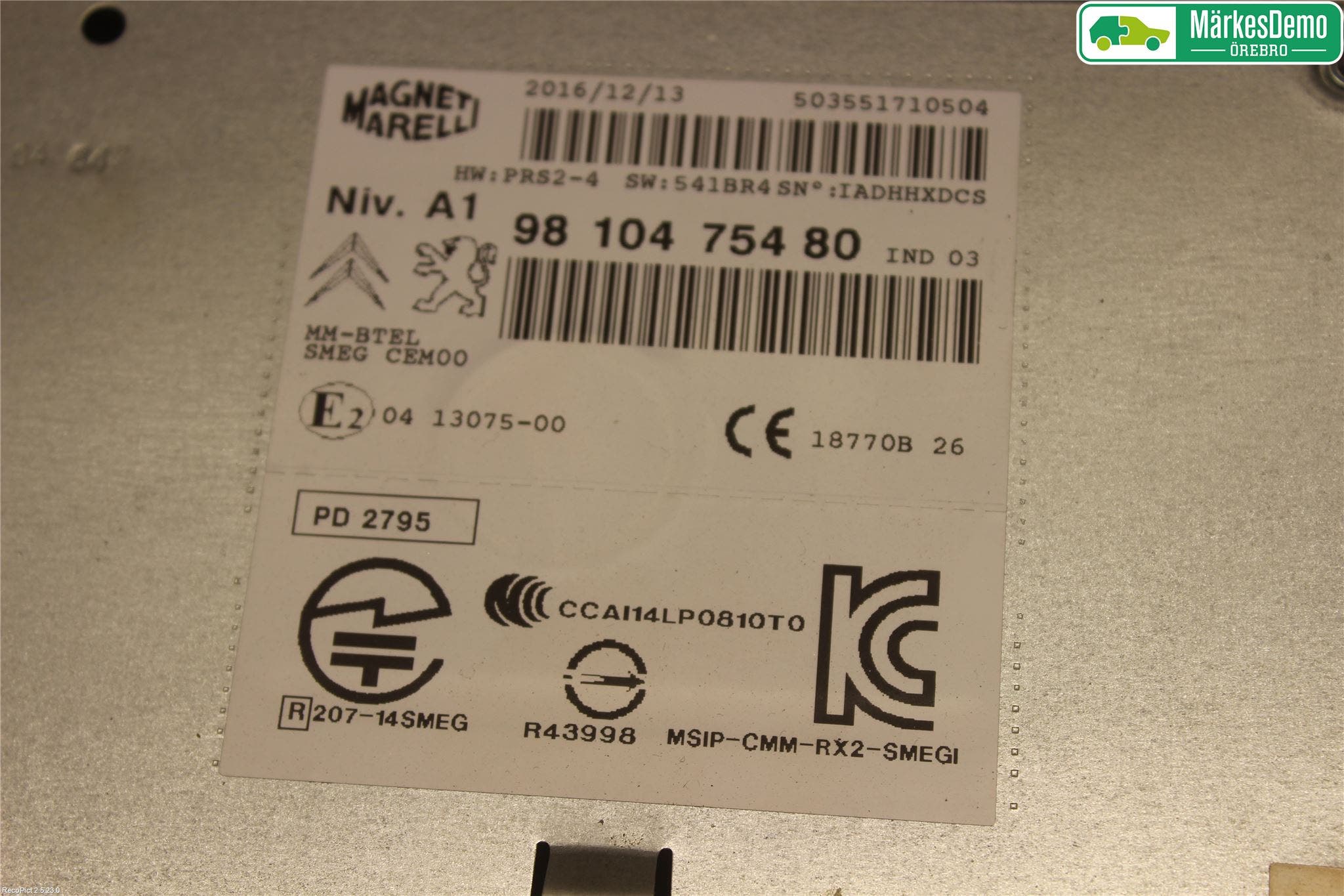 Peugeot 308 14-21 Radio