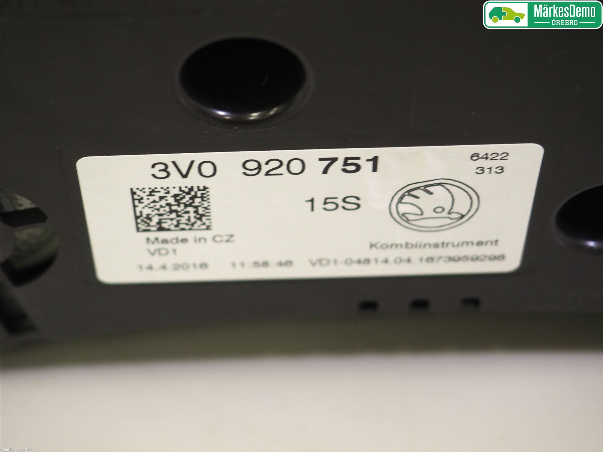 Skoda SUPERB 16-24 Instrument Komb