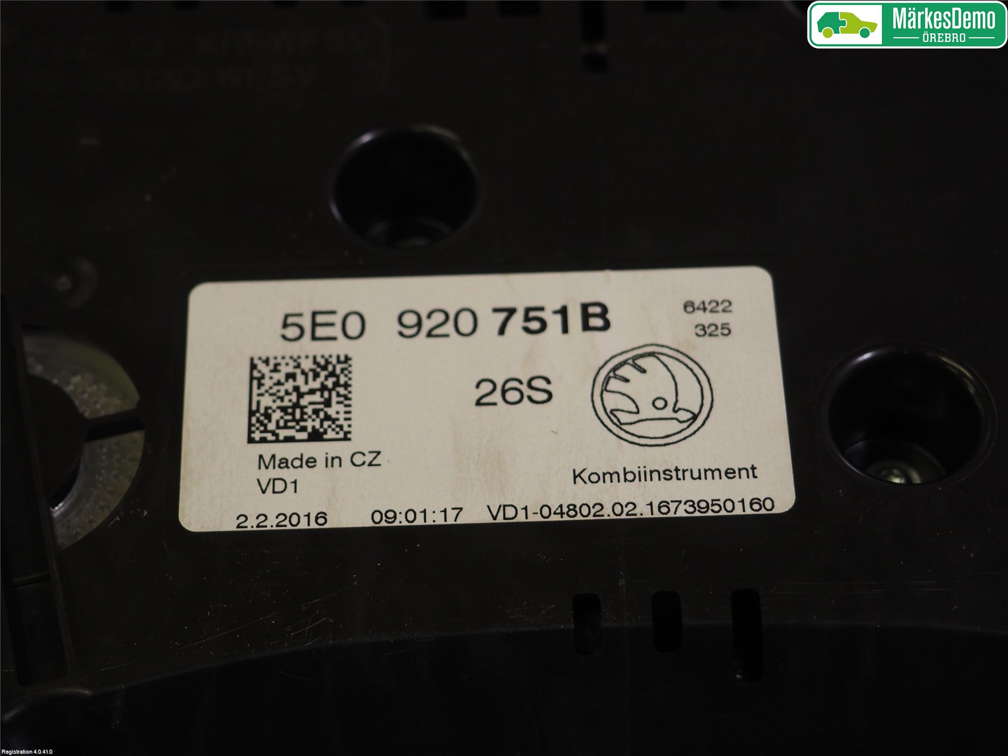 Skoda OCTAVIA (5E) 13-20 Instrument Komb