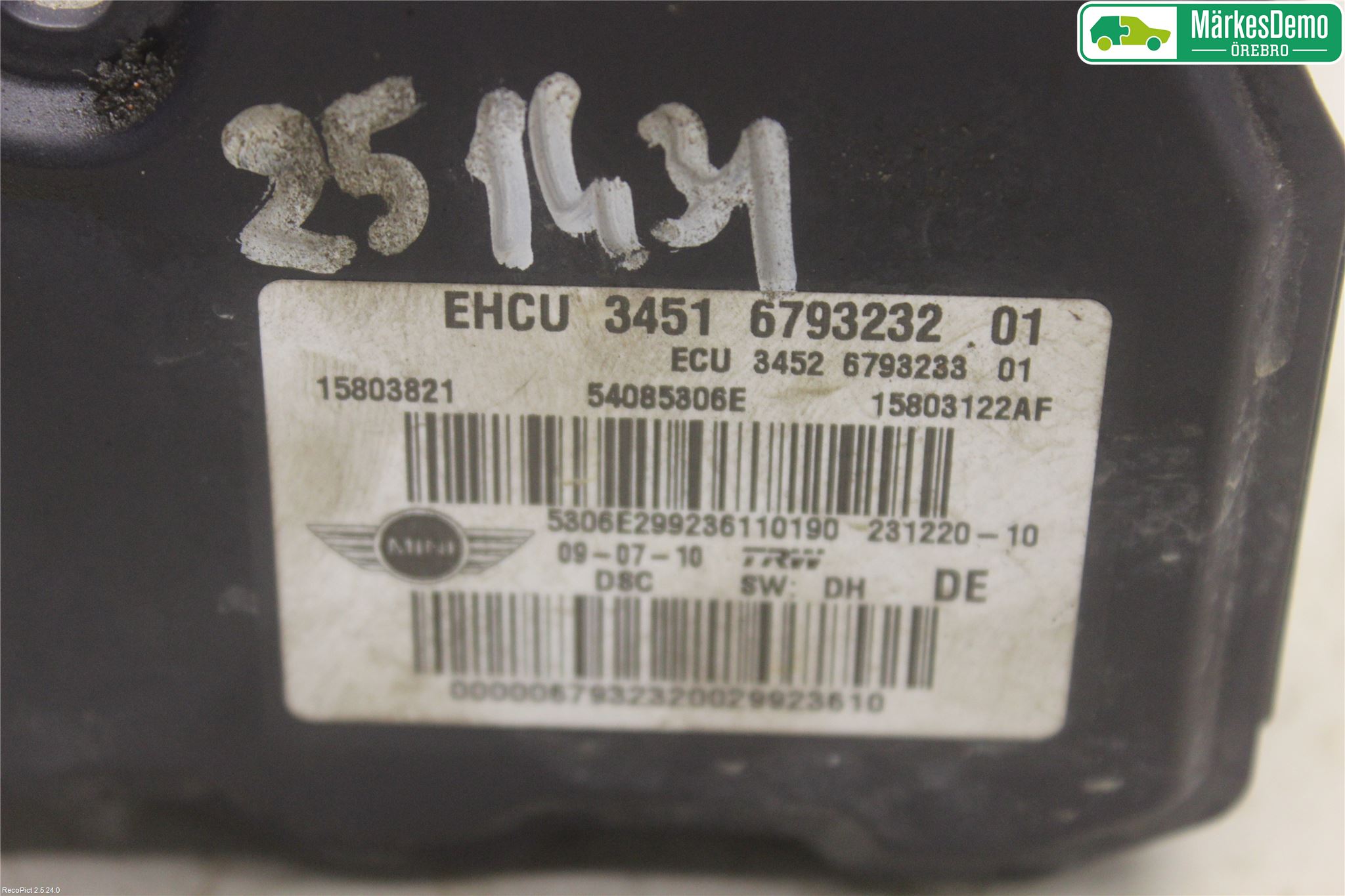 Mini CLUBMAN R55 06-14 Abs Hydraulaggregat