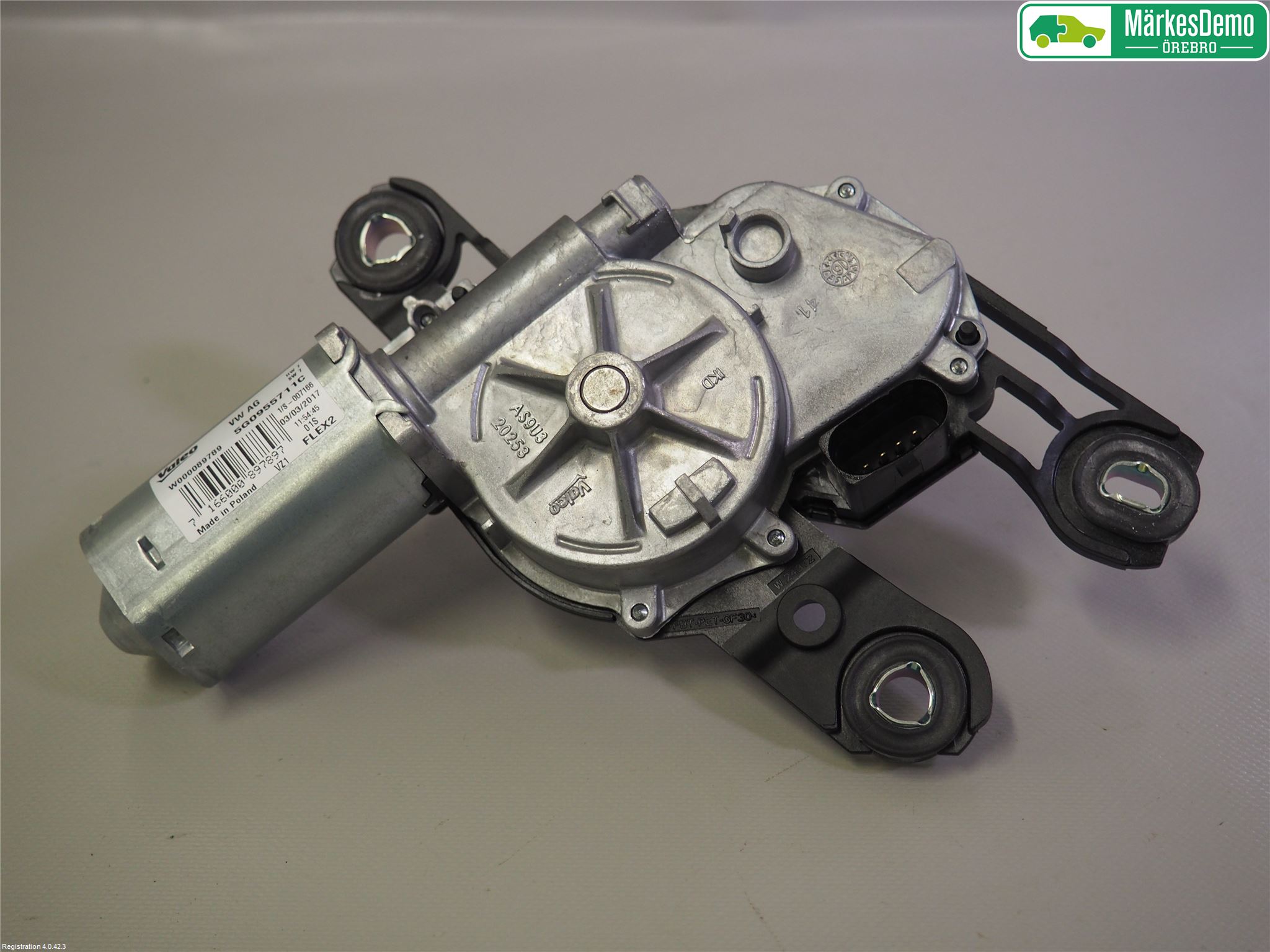 Volkswagen VW GOLF / E-GOLF VII 13-20 Torkarmotor Baklucka