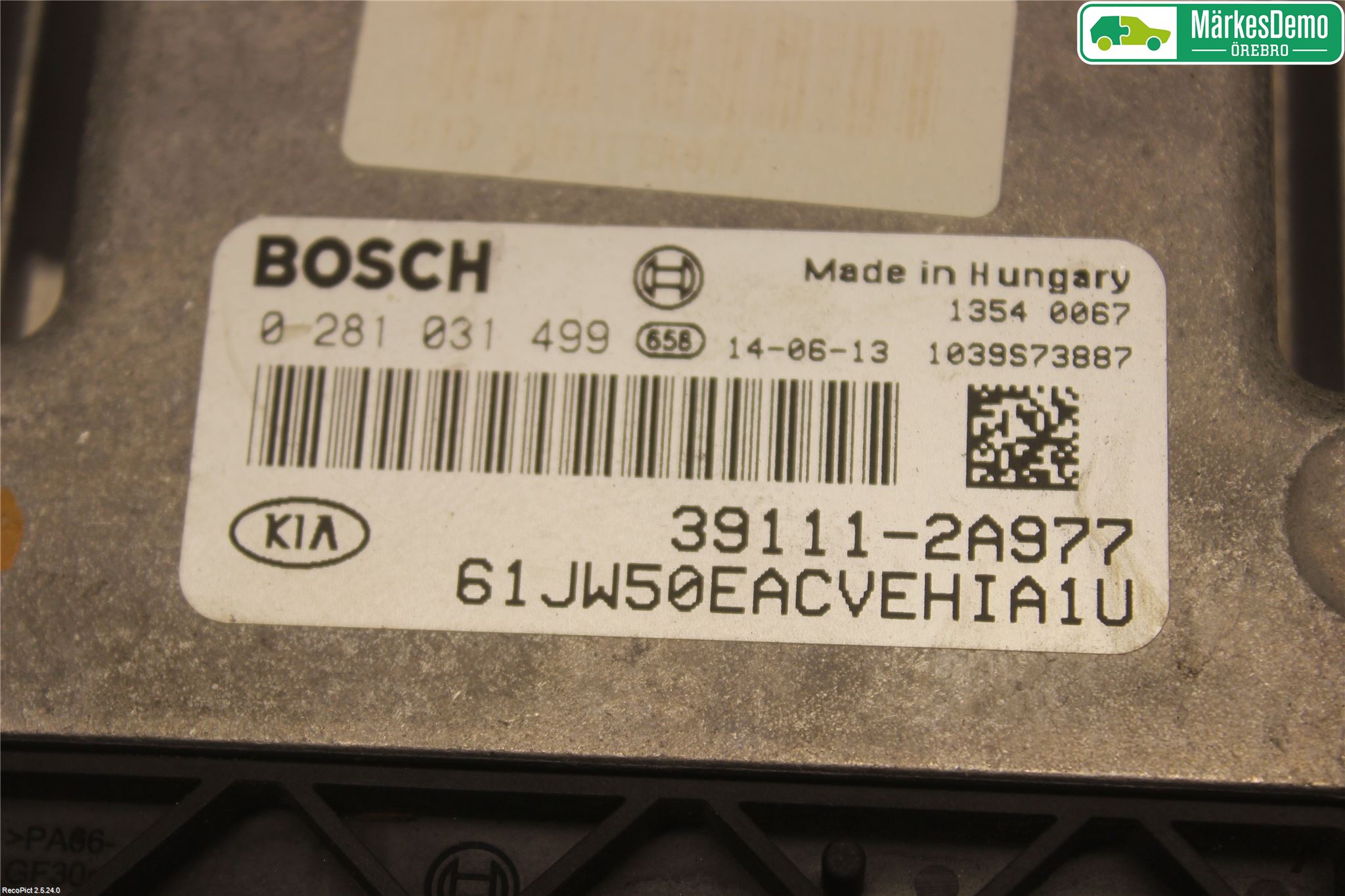 Kia CEED 12-18 Styrenhet Insprut Bensin