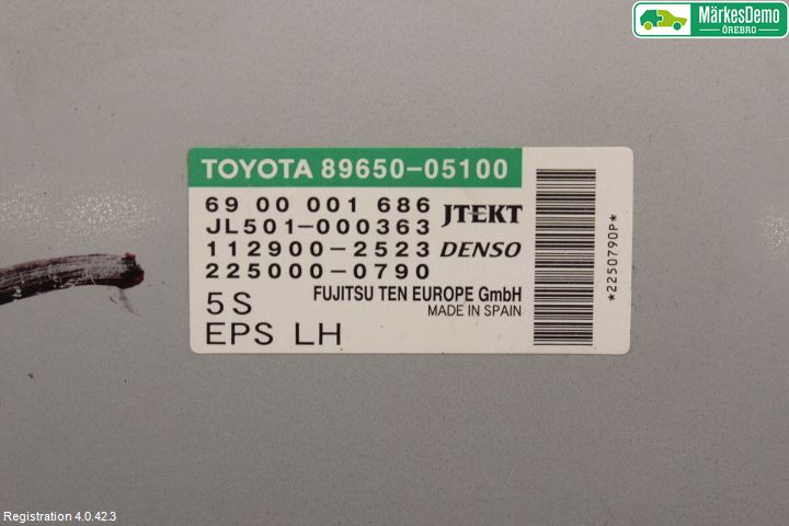 Toyota AVENSIS 09-15 Styrenhet Styrservo