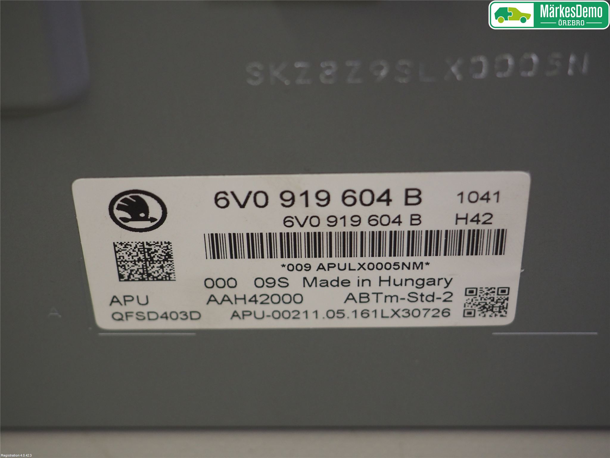 Skoda FABIA 15-21 Radio