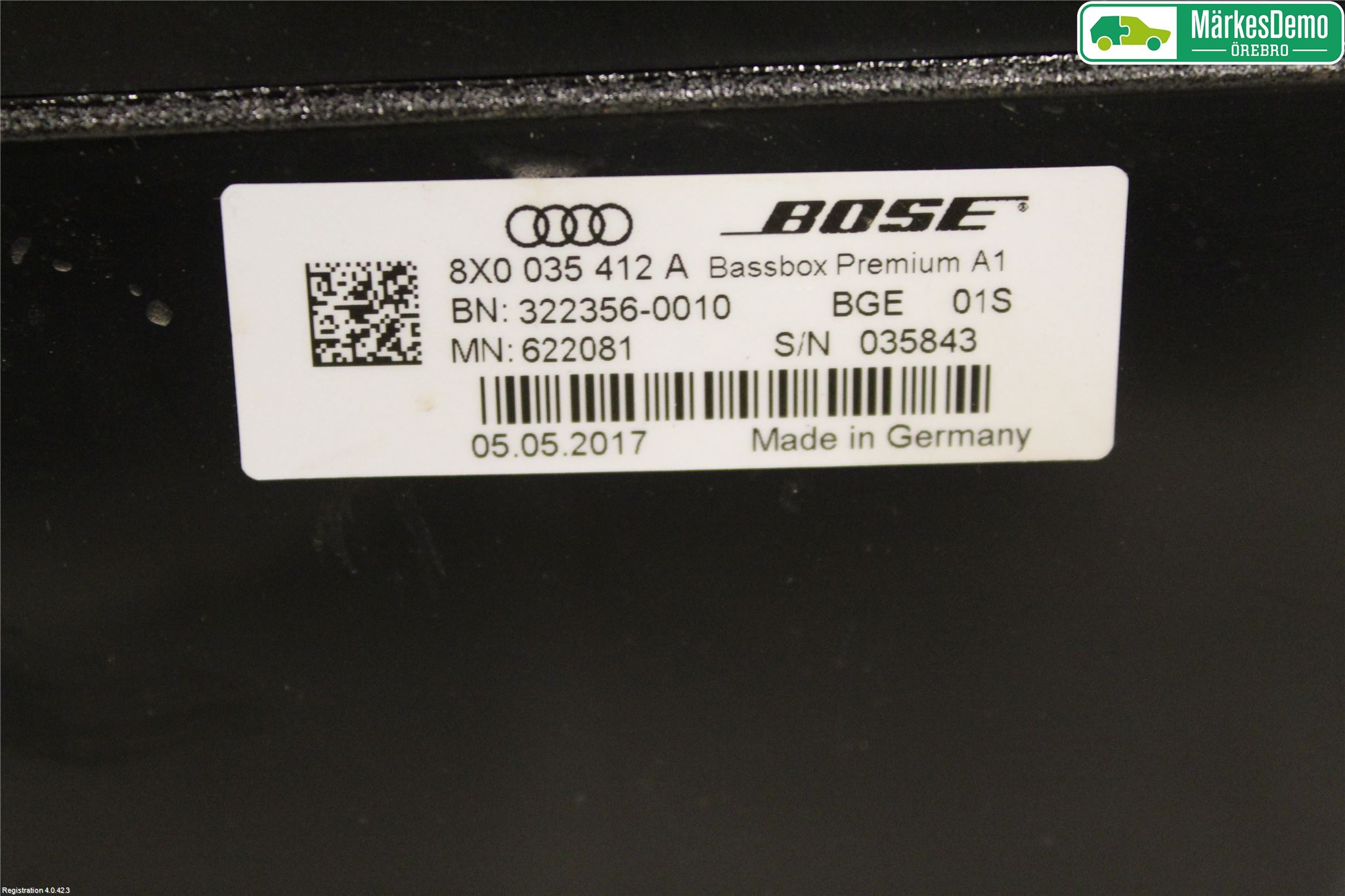 Audi A1 19- Högtalare