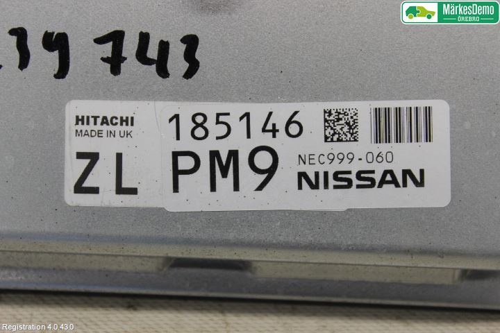 Nissan NOTE E11 06-14 Styrenhet Insprut Bensin