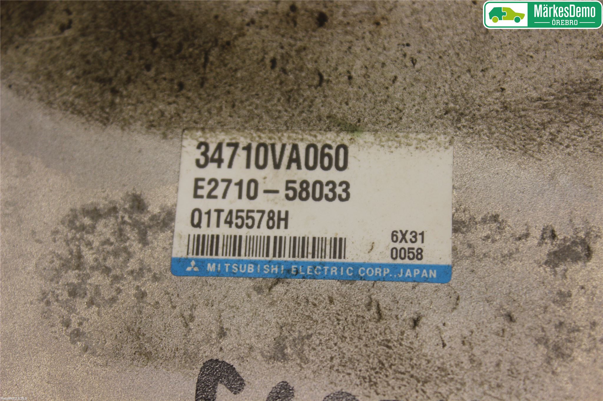 Subaru LEVORG 14-20 Styrenhet Styrservo