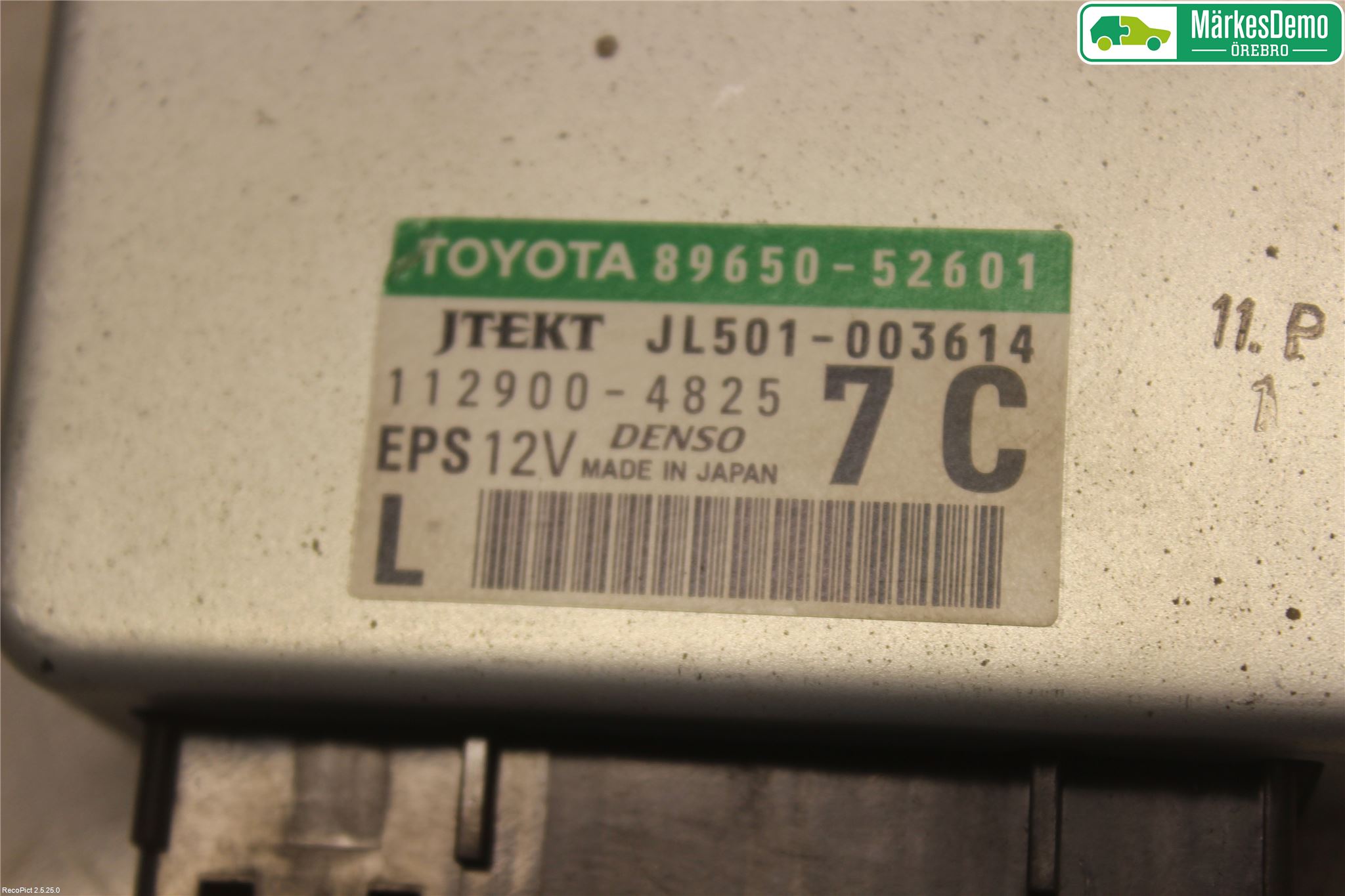 Toyota VERSO-S 11-16 Styrenhet Styrservo