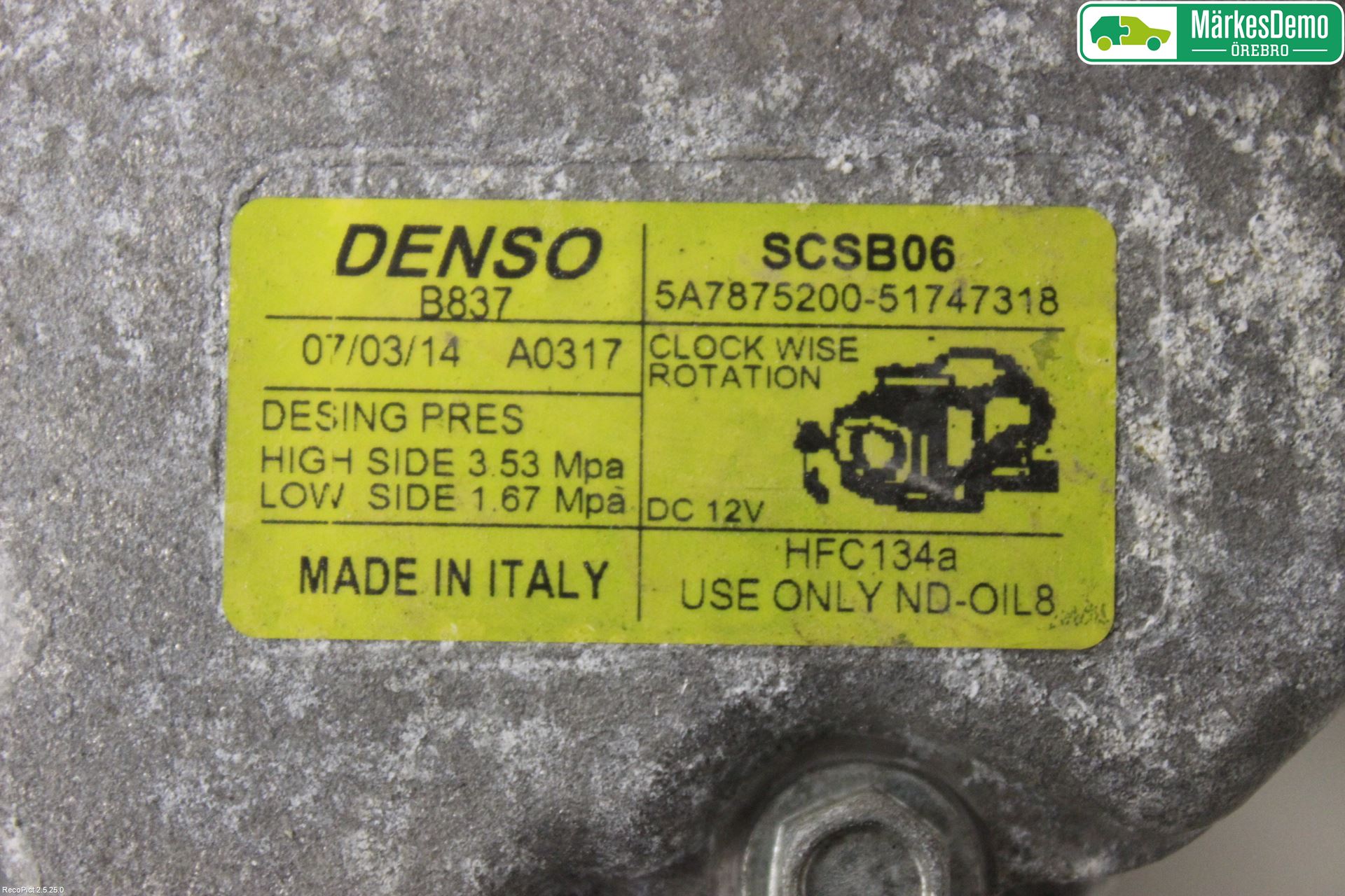 Fiat 500 07- Startmotor