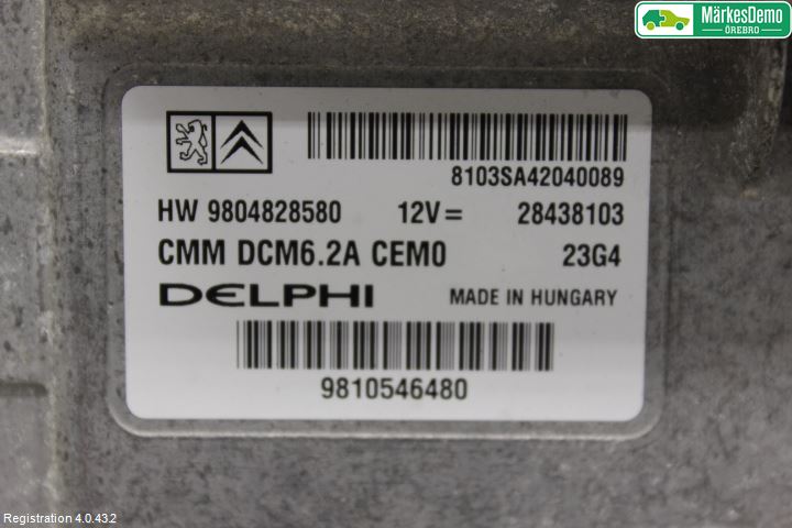 Peugeot 308 14-21 Styrenhet Insprut Bensin
