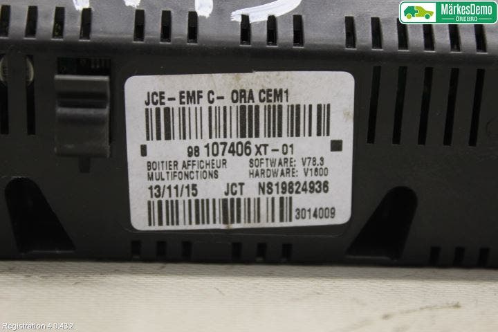 Citroen C3 10-17 Färddator