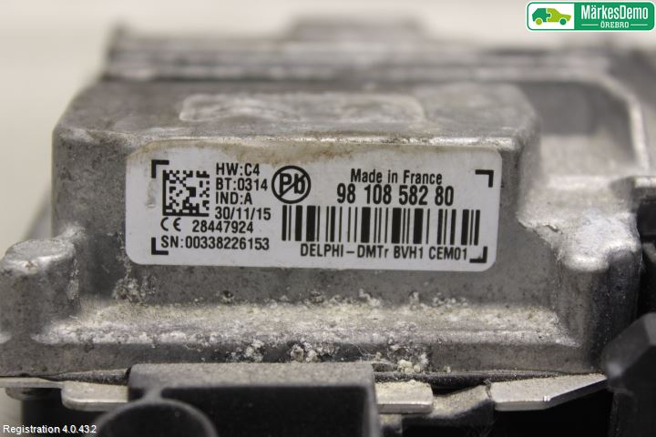 Citroen C3 10-17 Styrenhet Övrigt