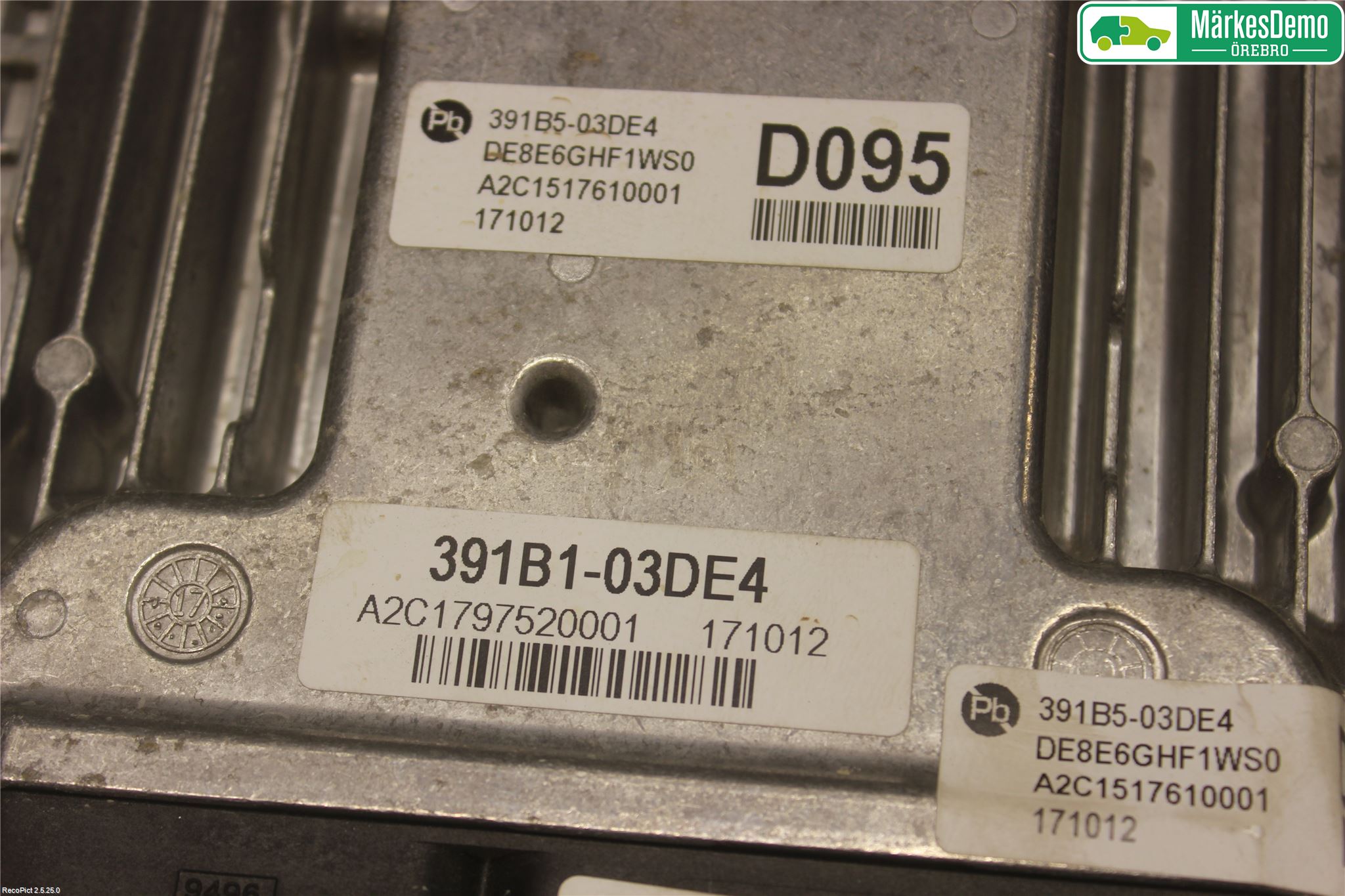 Kia NIRO (DE) 17-22 Styrenhet Insprut Bensin