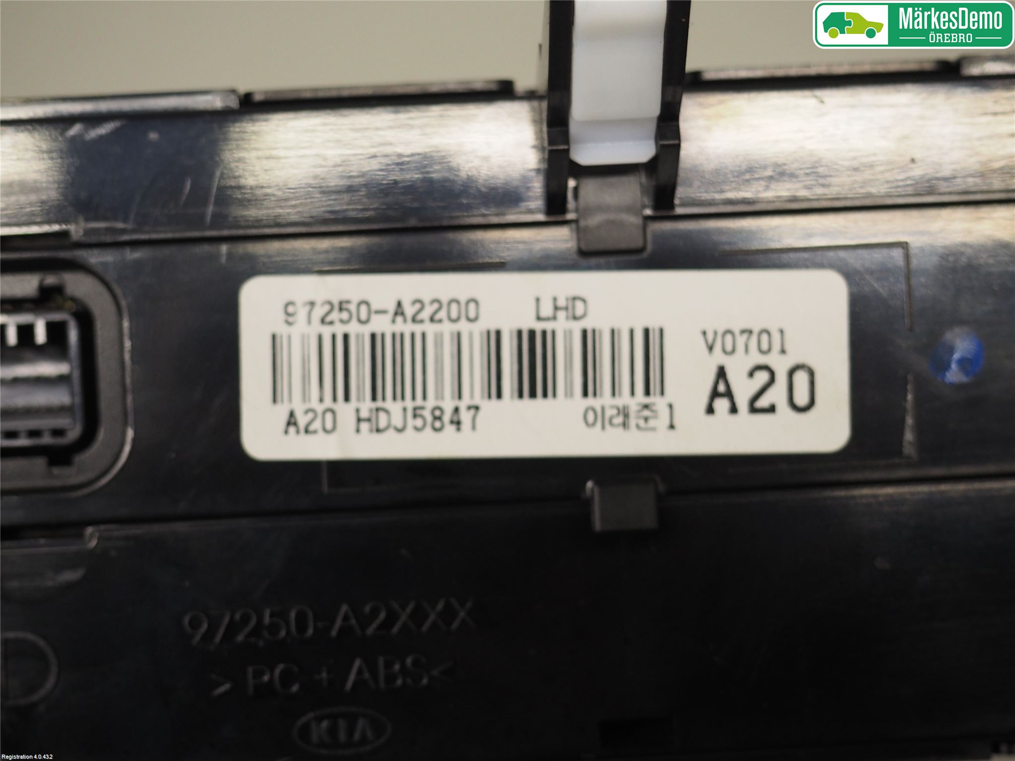 Kia CEED 12-18 Ac Styrenhet Ac Manöveren