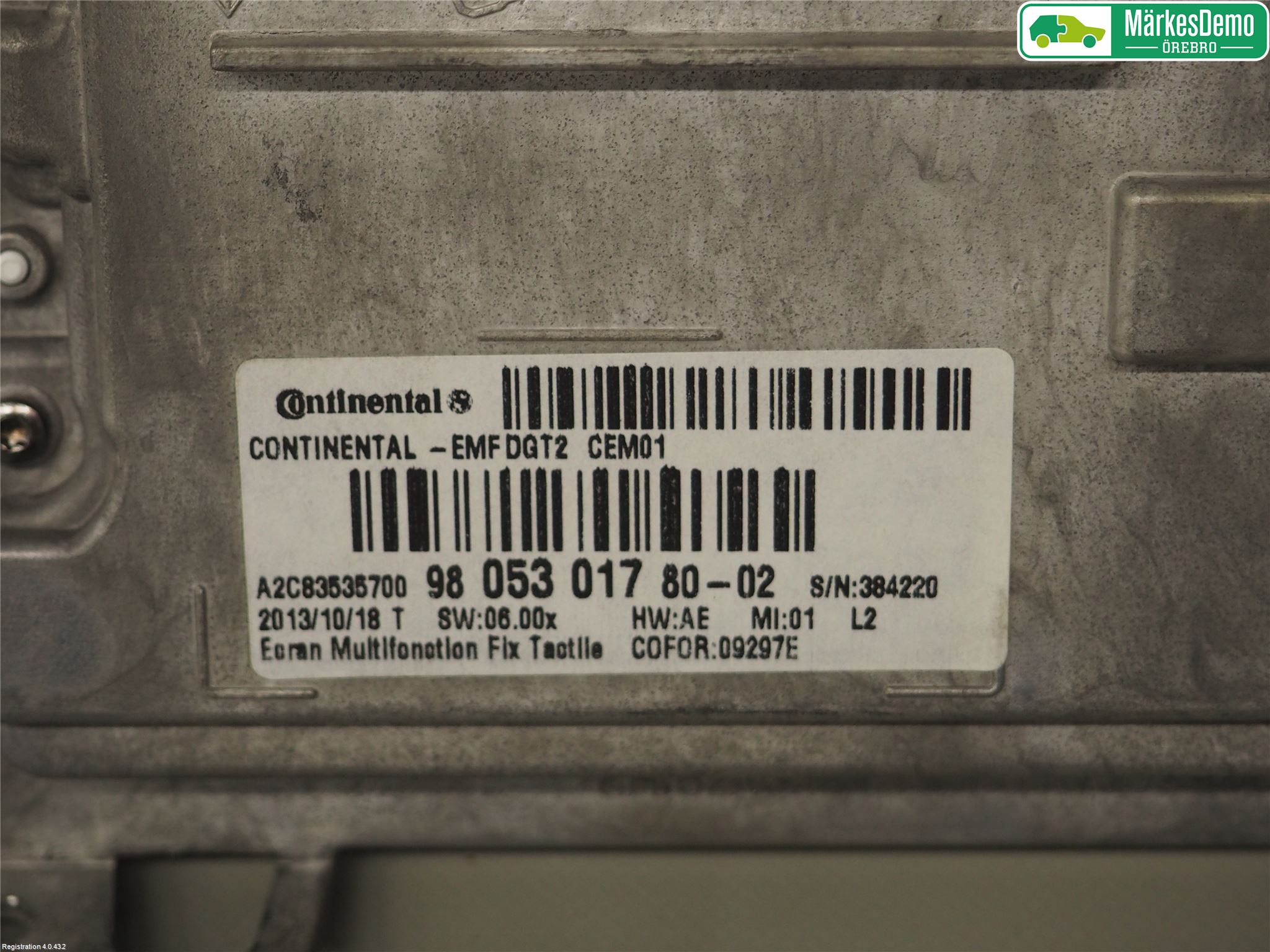 Peugeot 2008 13-20 Bildskärm