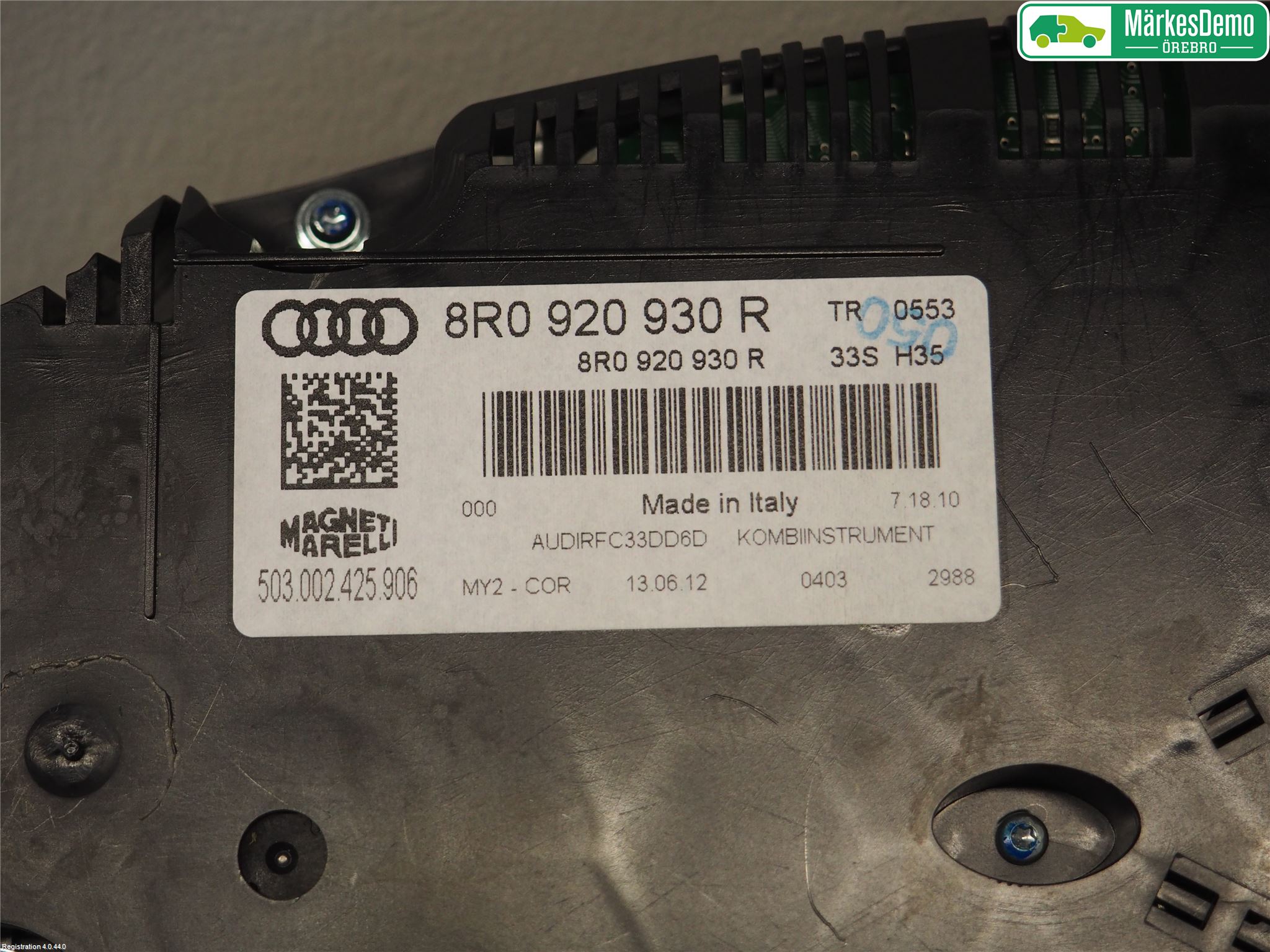 Audi Q5 09-16 Instrument Komb