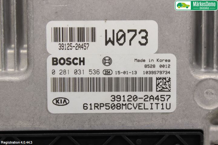 Kia CARENS III 13-19 Styrenhet Insprut Bensin