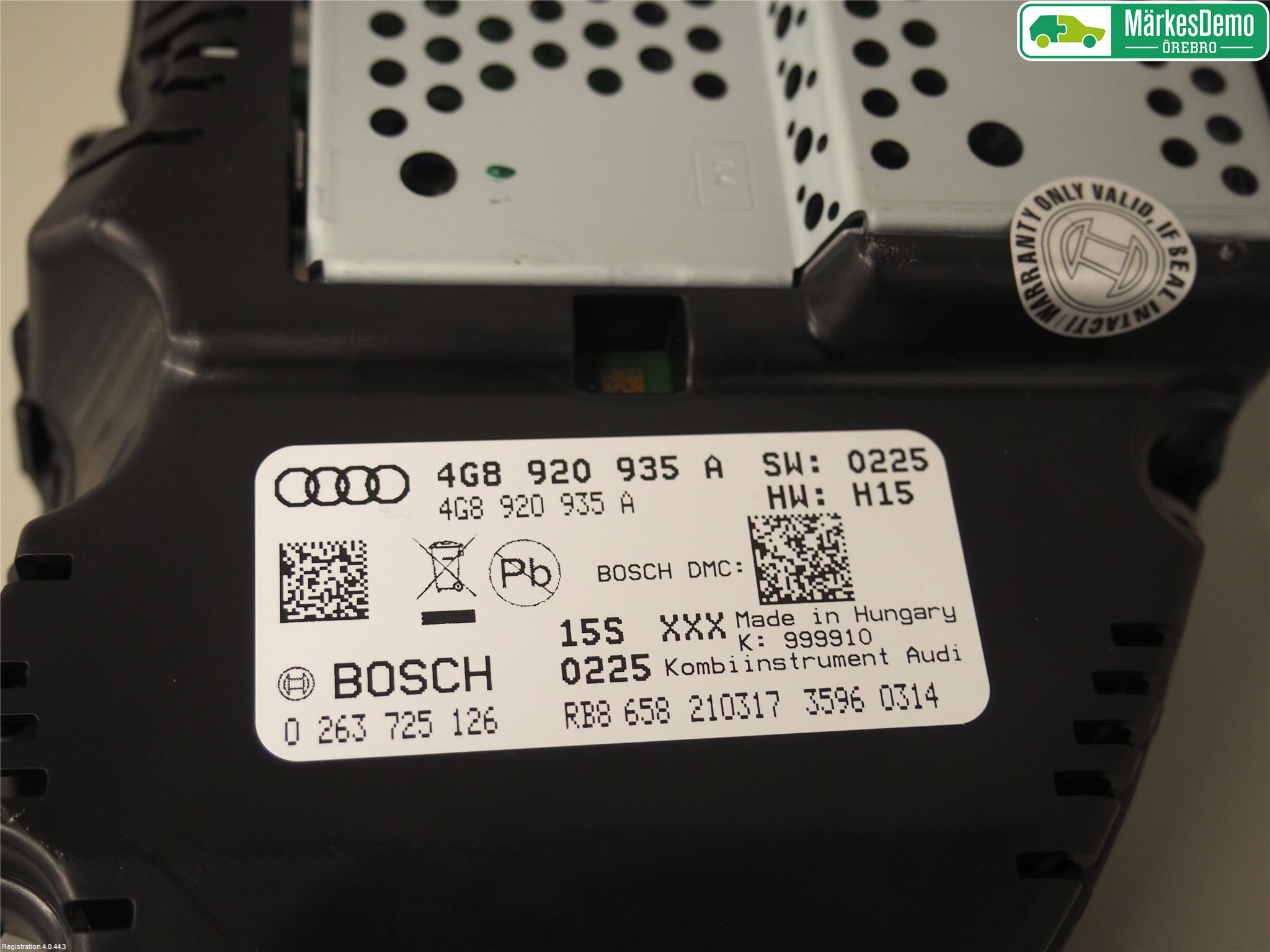 Audi A6/S6 4G 11-18 Instrument Komb