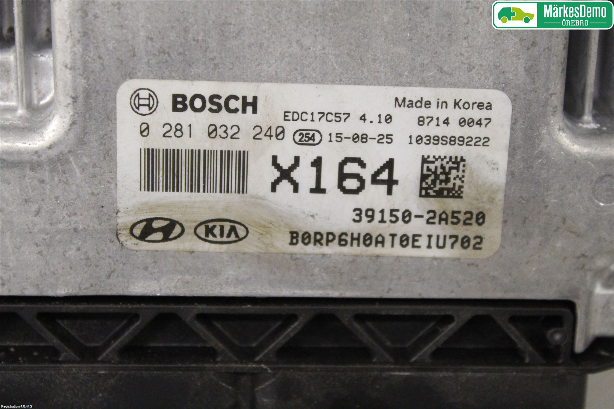 Kia CARENS III 13-19 Styrenhet Insprut Bensin