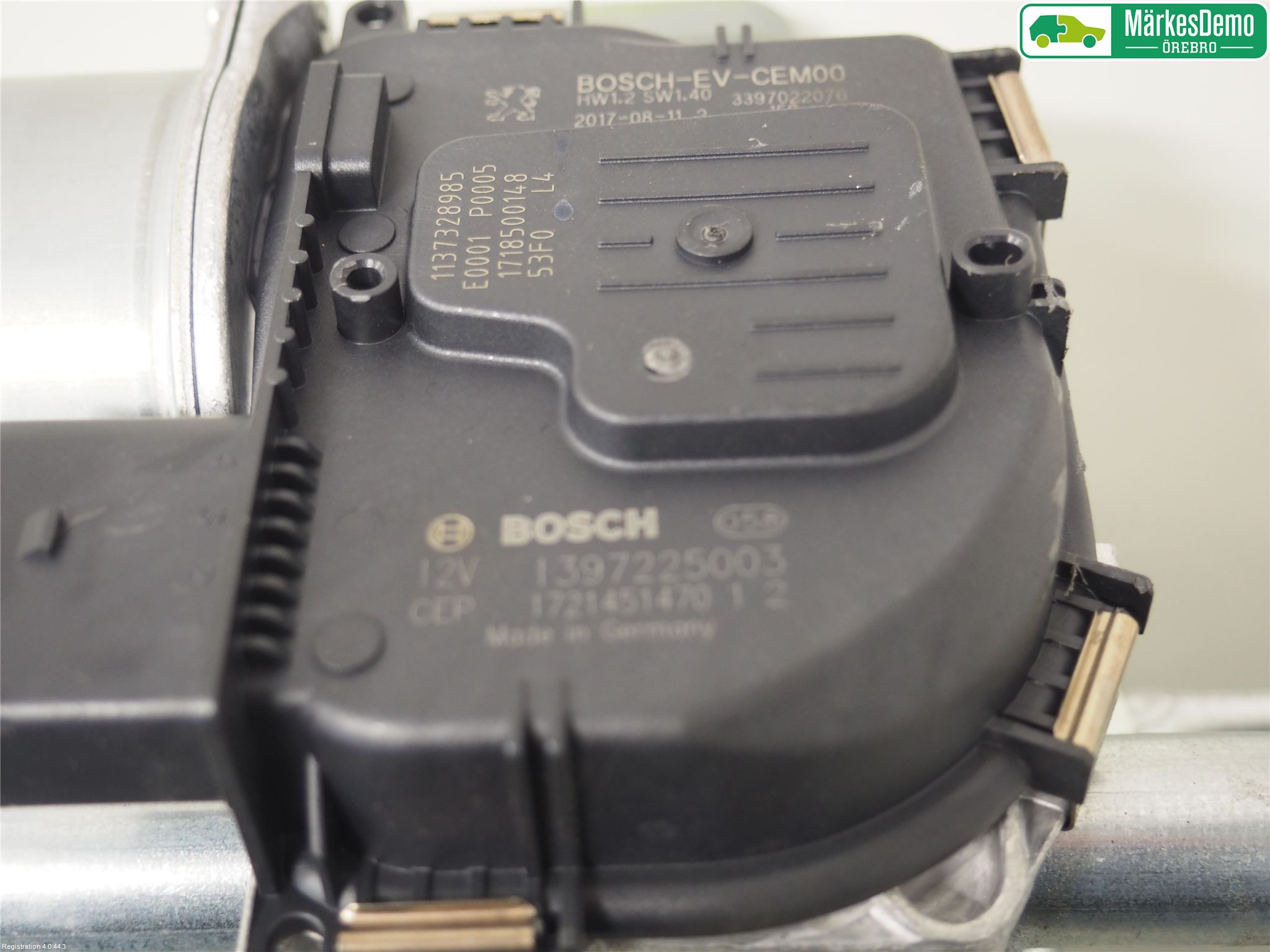 Peugeot 3008 17-24 Torkarmotor Vindruta