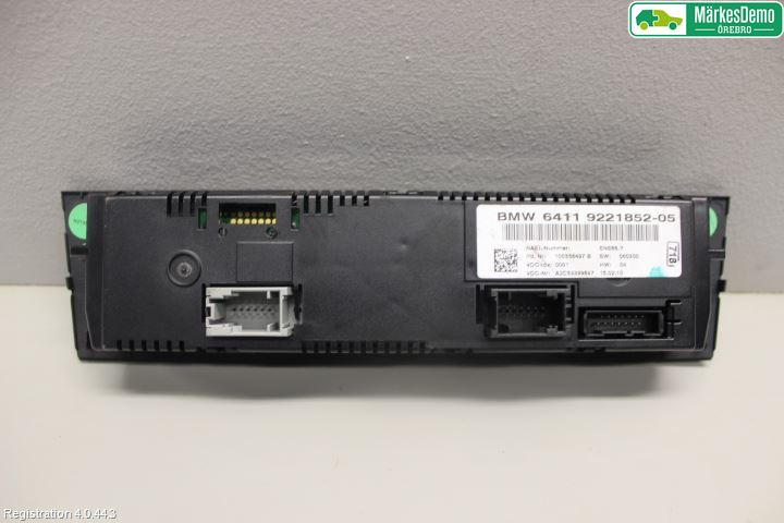 BMW X1 E84 10-15 Ac Styrenhet Ac Manöveren