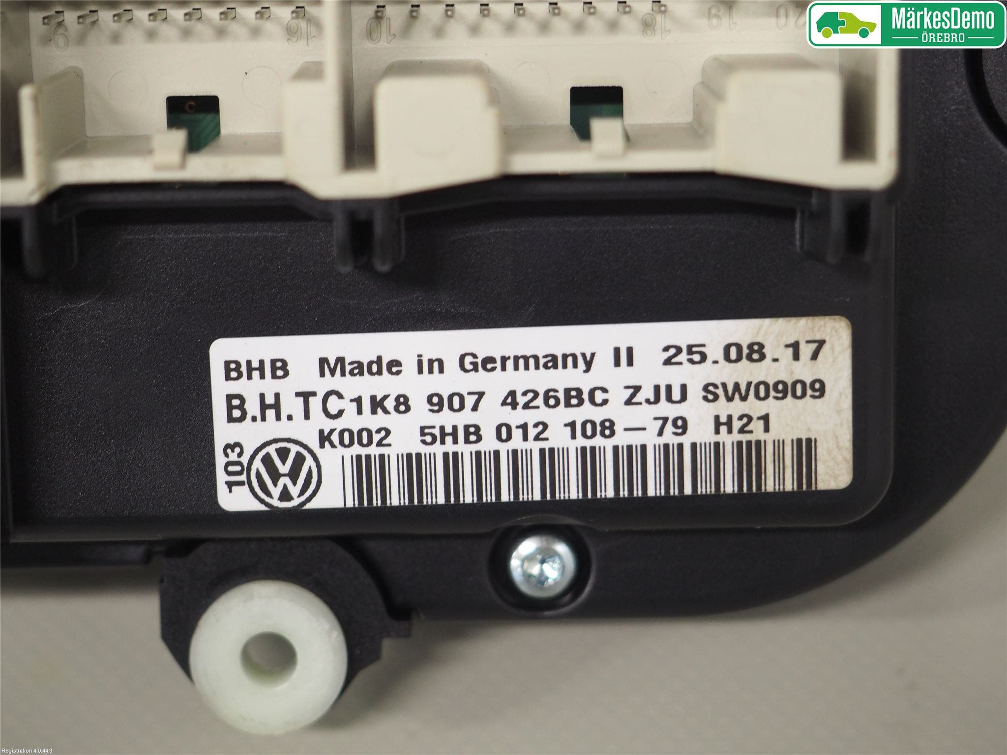 Volkswagen VW CADDY 16-20 Ac Styrenhet Ac Manöveren