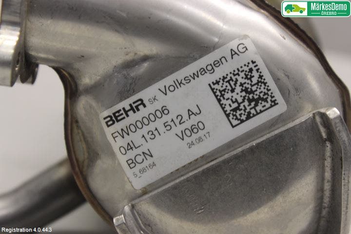 Volkswagen VW CADDY 16-20 Avgaskylare