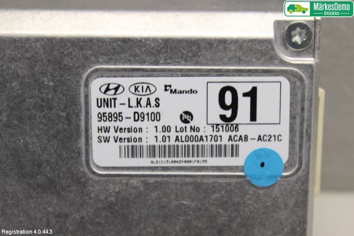 Kia SPORTAGE (SL) 11-15 Sensor Aktivt Kollisionsskydd