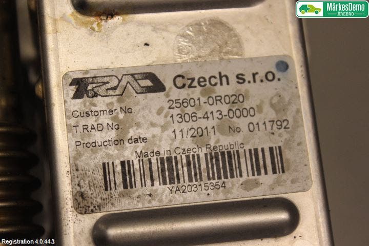 Toyota AVENSIS 09-15 Avgaskylare