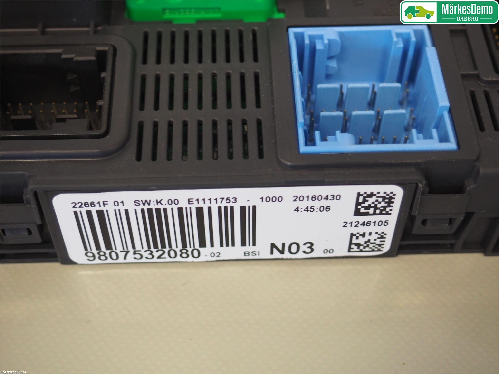 Peugeot 2008 13-20 Säkringsdosa-Elcentral