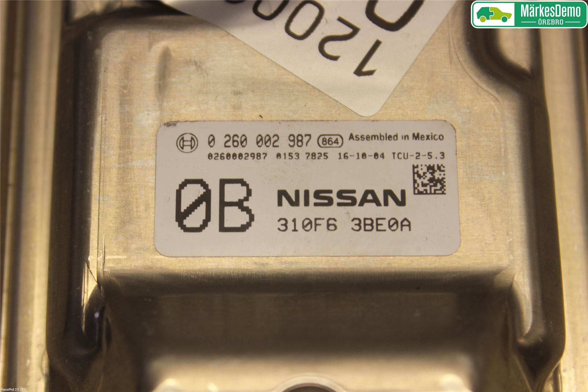 Nissan QASHQAI 14-17 Styrenhet Växellåda