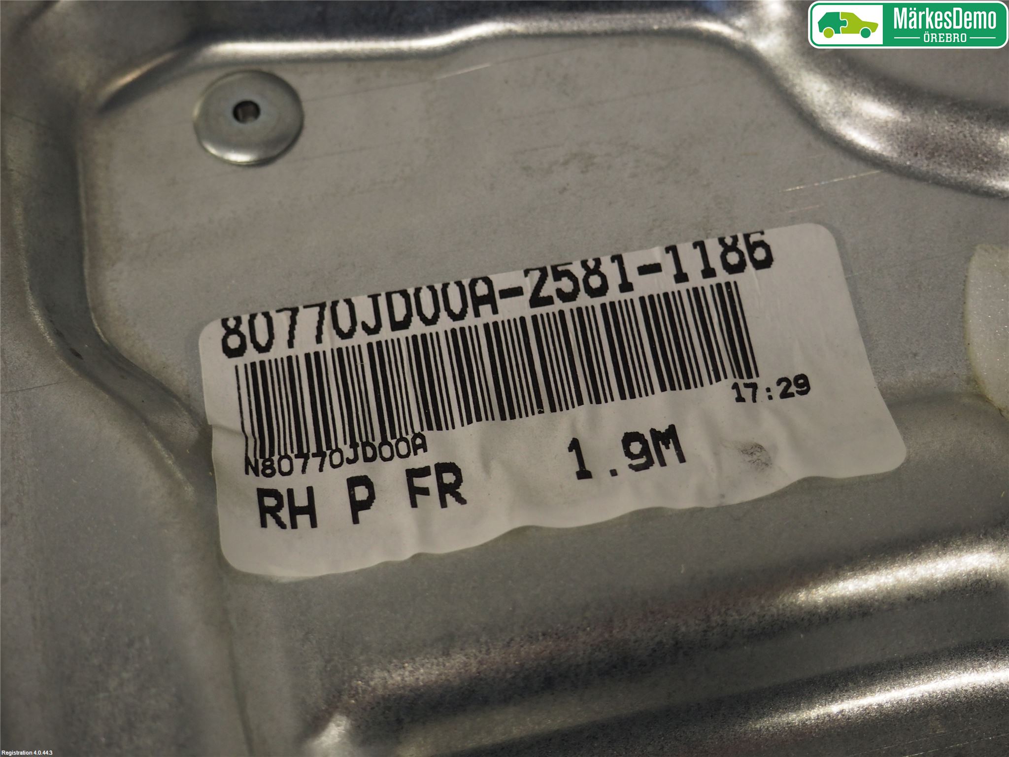 Nissan QASHQAI+2  10-14 Fönsterhiss El Kompl