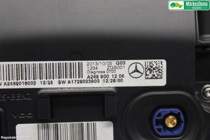 Mercedes-Benz MB A-KLASS (W176) 13-18 Bildskärm